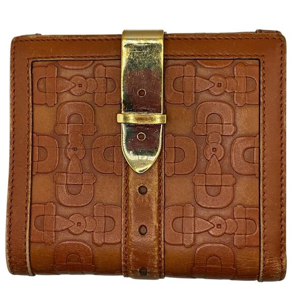 19. Gucci Brown Horsebit Wallet - Picture 1 of 13